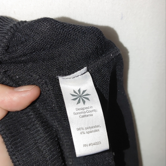 Athleta Knit Joggers Charcoal Gray Black XXS Similar to Restore‎ Style - Picture 10 of 12